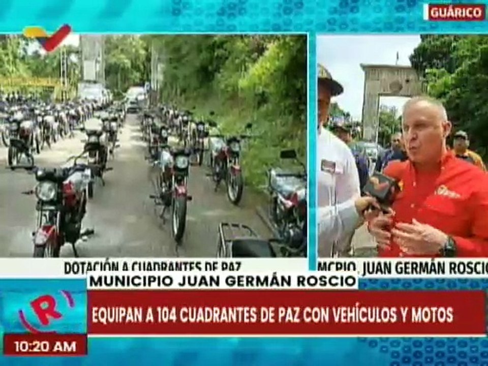 Guárico | Gobierno nacional dota vehículos y motos a 104 cuadrantes de paz