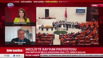 Meclis'te kayyum protestosu