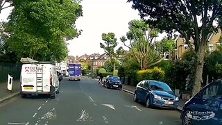 Cyclist is attacked by two crows in London neighbourhood