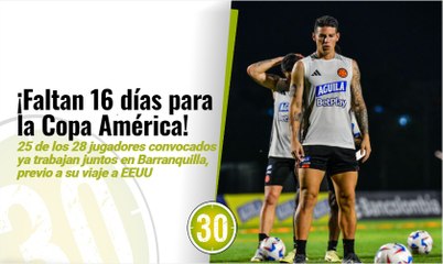 Faltan 16 días La Selección Colombia está casi completa para los dos amistosos