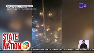 Trapal sa music festival, nasunog dahil sa fireworks display | SONA