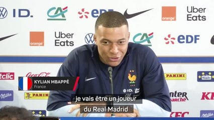 Bleus - Mbappé : "Le Real, un rêve qui se réalise"