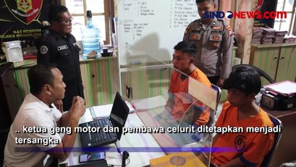 Bacok 2 Polisi yang akan Bubarkan Tawuran, 3 Anggota Geng Motor Ditangkap