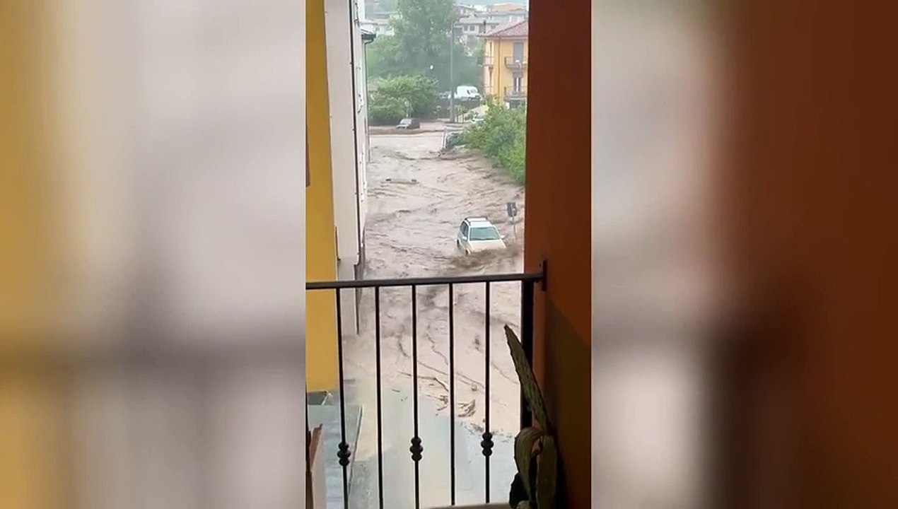 Maltempo nel Bresciano, fiume di fango in Valsabbia