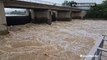 Rapid floodwaters rush down swollen river in Germany