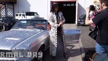 Michael The GlitterKing...interview at a sparkly car Ford Mustang 68