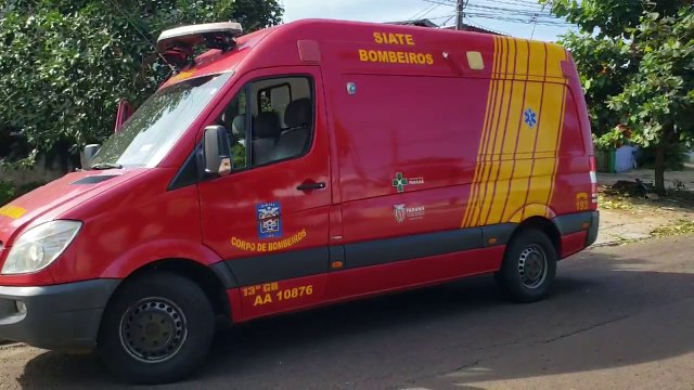 Gestante cai da escada e é socorrida pelo Siate no bairro Alto Alegre