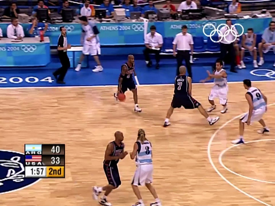 Argentina vs EE.UU. (87-77) | JJ.OO. Atenas 2004 | Básquet | Semifinal