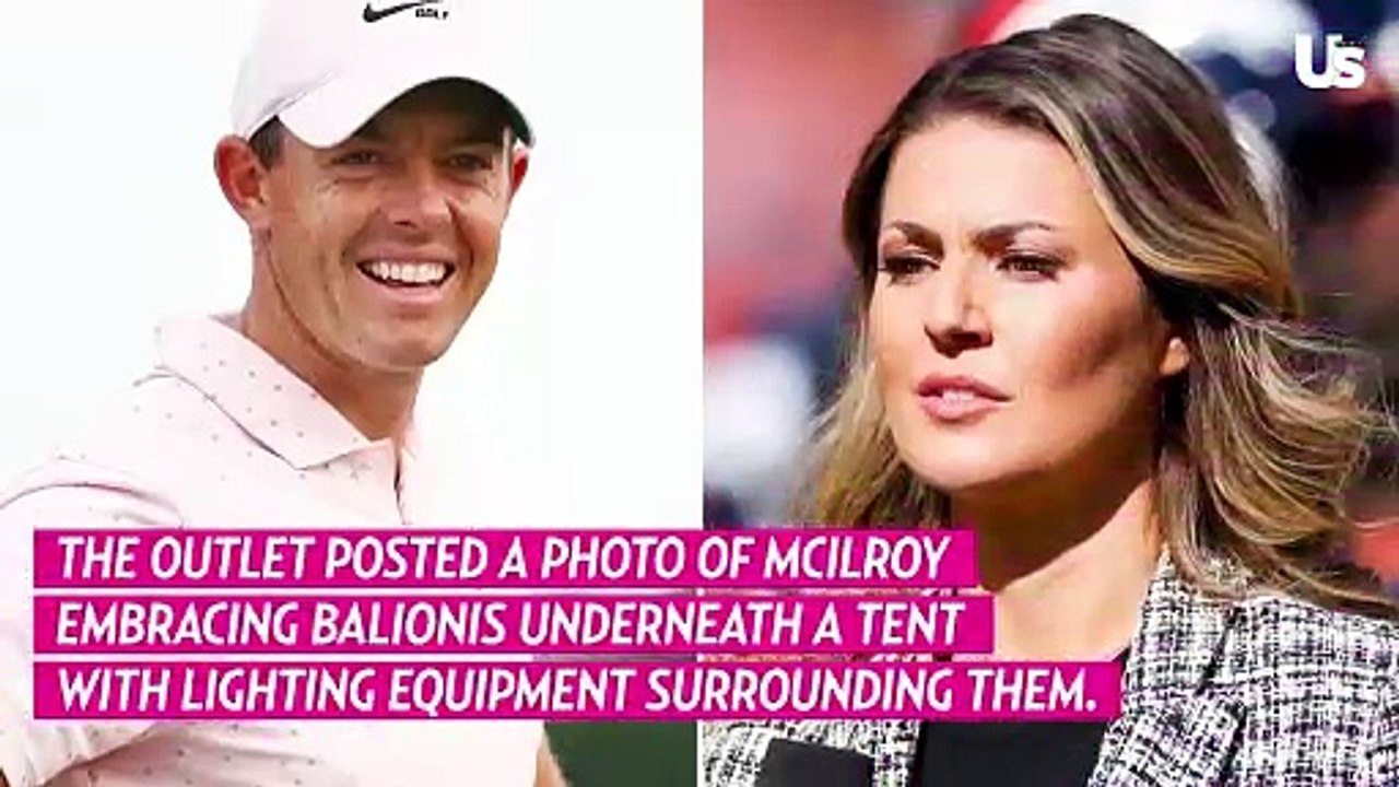 Rory McIlroy Hugs Sports Reporter Amanda Balion...