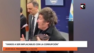 “Vamos a ser implacables con la corrupción”