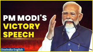 PM Modi Addresses the Nation from BJP HQ After Winning Lok Sabha Elections 2024 | Oneindia News