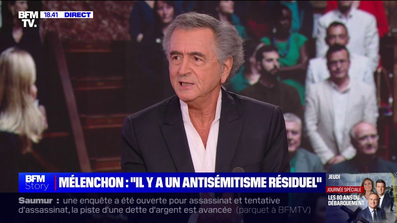 Propos de Jean-Luc Mélenchon: "Dire que l'antisémitisme est résiduel, c'est un crachat à la face des juives et des juifs de France", déclare Bernard-Henri Lévy