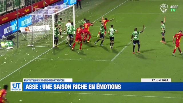 A la UNE : une saison riche en émotion pour les Verts / Les éléctions à l'Horme sèment la confusion / les séniors reprennent les bases de la conduite / l'équipe féminine de France de football au musée des Verts