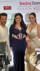 Malaika Arora walked at Bombay Times fashion week