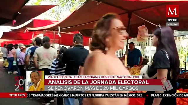 Vamos a impugnar esta elección de estado : Jesús Zambrano sobre los resultados electorales