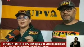 Caracas | UPV invita a la población a la participación del voto consciente a favor del Pdte. Maduro
