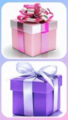 Choose your gift box Pink Vs Purple