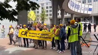A Bruxelles tornano i trattori a pochi giorni dalle Europee