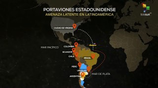 MAPA 04-06-24: PORTAVIONES ESTADOUNIDENSE|AMENAZA LATENTE EN LATINOAMÉRICA