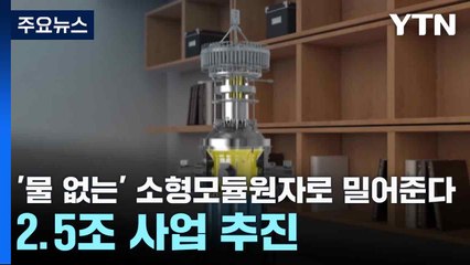 '물 없는' 소형모듈원자로 밀어준다...2.5조 사업 추진 / YTN