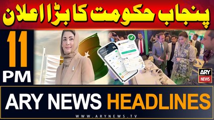 ARY News 11 PM Headlines | 4th June 2024 | Punjab Govt's Big Announcement