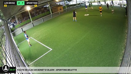 Faute de Alec de Bonet d'Oléon - SPORTING BELETTE