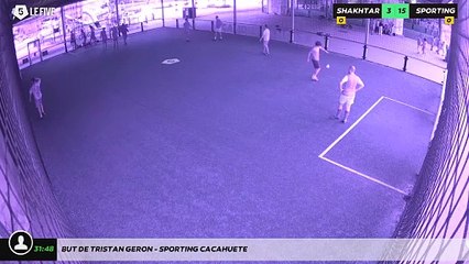 But de Tristan Geron - SPORTING CACAHUETE