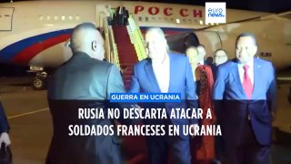 Rusia no descarta atacar a militares franceses en Ucrania