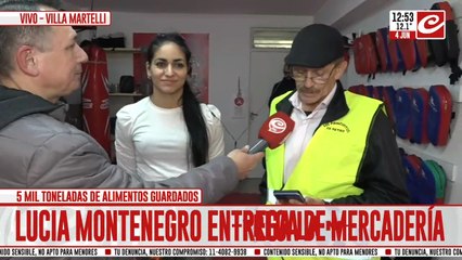 Así "Jala" Romero se llevó las leches que reclamaba para su merendero