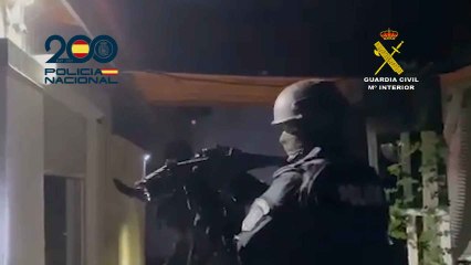 Operativo de la Policía Nacional y de la Guardia Civil que se ha saldado con la detención de Daniel Molina en Rumanía.