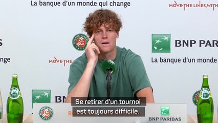 Roland-Garros - Sinner : "Très fier de devenir numéro 1 mondial"