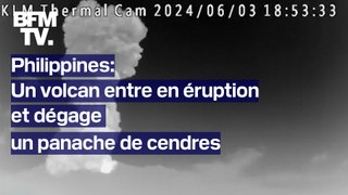 Philippines: un volcan entre en éruption et dégage un panache de cendres de cinq kilomètres de haut
