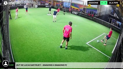 But de Lucas Meyruey - SIMMONS & SIMMONS FC