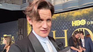 Matt Smith on Not Filming Scenes With Emma D'Arcy in 'House of the Dragon' Season 2 | THR Video