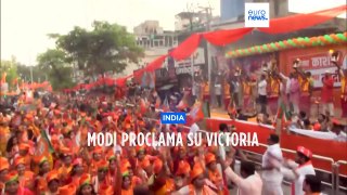 Modi proclama su victoria en las elecciones generales de la India y la oposición se refuerza