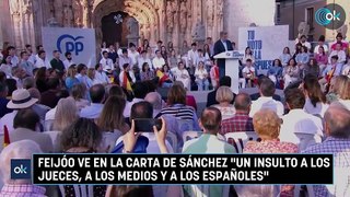 Feijóo ve en la carta de Sánchez 