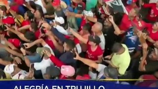 Pueblo trujillano sale a la calle con amor y alegría para recibir al Pdte. Nicolás Maduro