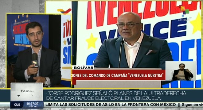 Comando de Campaña Venezuela Nuestra aseguró que la oposición cantará fraude..