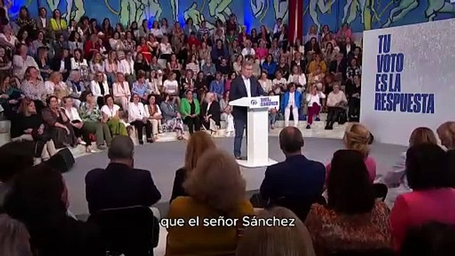 Alberto Núñez Feijóo, líder del PP. Más tarde consideró que la carta del jefe del Ejecutivo es un insulto a los jueces y a los españoles con la que busca tapar la presunta corrupción que llega hasta La Moncloa