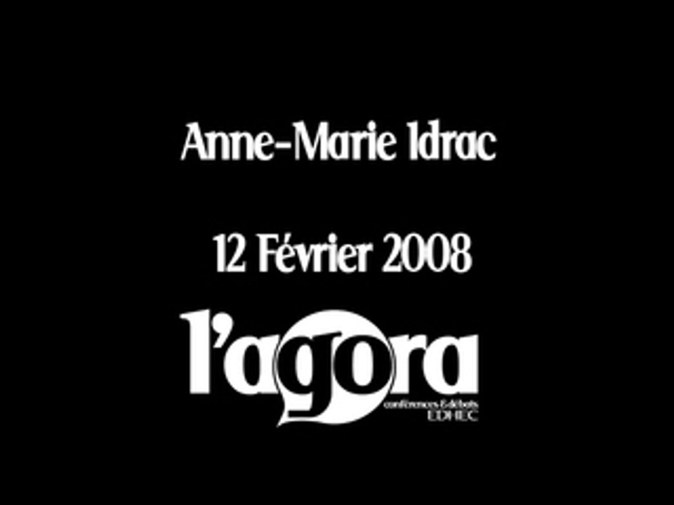 Conférence Anne-Marie Idrac