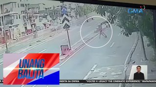 Lalaking tumatawid, nasapul ng motorsiklo | Unang Balita