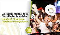 Hasta el 14 de junio serán las inscripciones para el XX Festival Nacional de la Trova Ciudad de Medellín