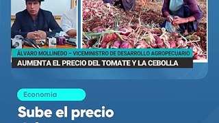 Sube el precio del tomate y la cebolla