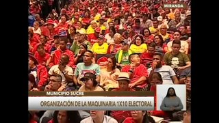Miranda | PSUV trabaja para fortalecer la maquinaria del 1X10 electoral