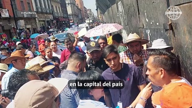 CNTE provoca disturbios en Oaxaca y da ‘portazo’ en Palacio Nacional