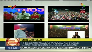 Pdte. Nicolás Maduro agradece el amor incondicional al pueblo venezolano