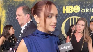 Olivia Cooke Talks Filming 'House of the Dragon' Season 2 Without Paddy Considine | THR Video