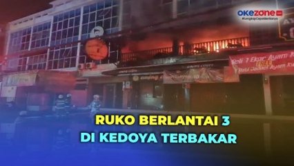 Download Video: Kebakaran Hebat Melanda Ruko Berlantai 3 di Kedoya Jakarta Barat