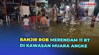 11 RT di Kawasan Muara Angke Jakarta Utara Kembali Terendam Banjir Rob
