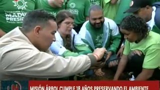 Caracas | Jóvenes estudiantes celebran el 18° aniversario de la Misión Árbol